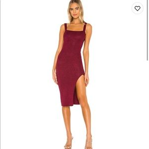 REVOLVE Superdown Zoe Square Neck Dress